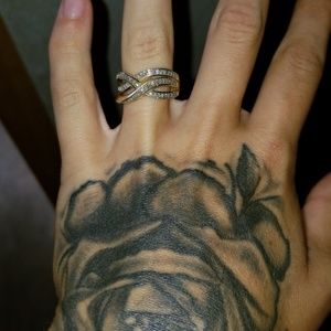 Real diamond ring size 7.5